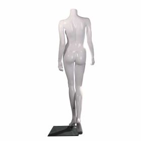 Headless Female Mannequin - Walking Pose - Rear View