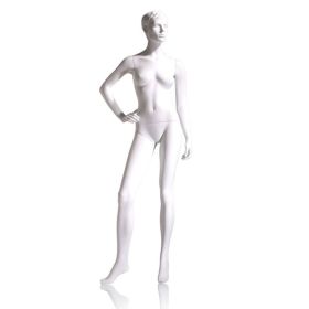 Female Mannequin, Molded Face and Hair, Hand on Hip
