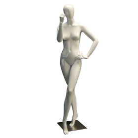 Standing Female Mannequin - Legs Crossed, Thinking Pose