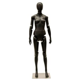 Poseable Mannequin Female - Black Finish