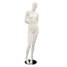 Female Egg Head Mannequin - Standing Pose