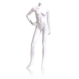 Female Headless Mannequin, Hand on Hip, Leg Out - 01