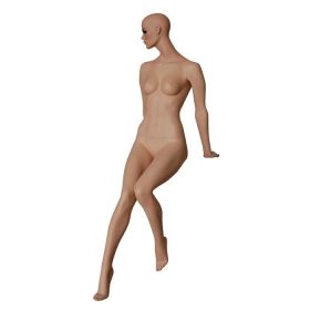 Realistic Female Mannequin - Sitting With Leg Extended
