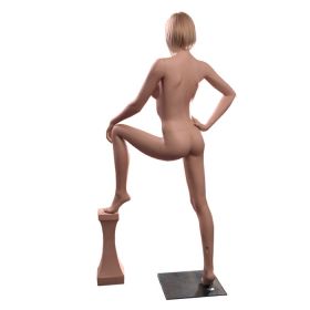 Realistic Mannequin - Female - With Leg On Stool