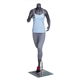 Mannequin Running Around - Shown With Clothing