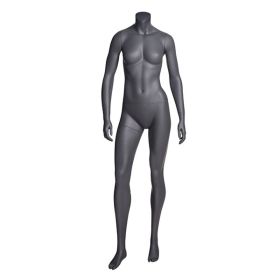 Female Sports Mannequin - Headless - Matte Grey