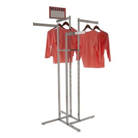 4 Way Rack - In use with optional sign holder