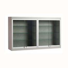 Divided Wall Mounted Display Case - 60"