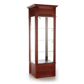 Traditional Trophy Tower Case - Side View