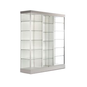 Large Glass Showcase - 70" x 19.75" x 79" - Quarter View