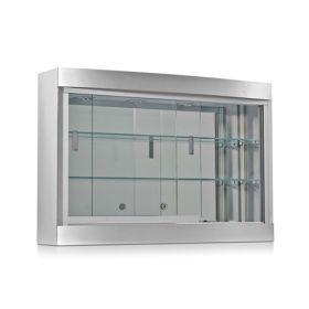 Wall Mounted Display Case with Curved Front