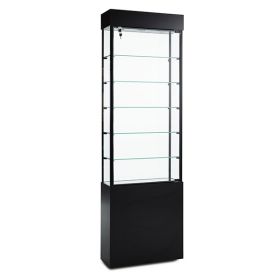 Wall Display Case - Black - Side View