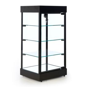 Upright Glass Countertop Display Case - Side View