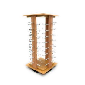 Sunglass Display Rack For Countertop - 50 Pairs - Side View