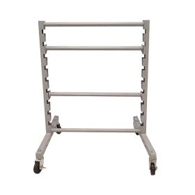 Hanger Storage Rack with Casters and Adjustable Bars