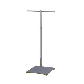 Metal T Bar Necklace Stand - JDN24 - Chrome