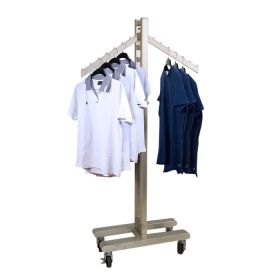Single Ladder Display Rack - Shown with accessories in use