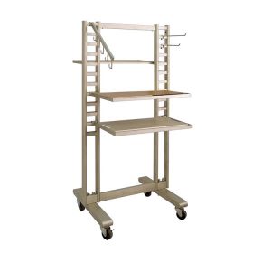 Double Ladder Display Rack - Shown with optional accessories