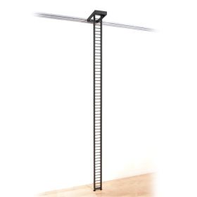 Ladder Outrigger Stanchion (shown with aluminum wall channel and bracket - available seperately)