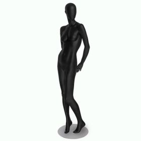Mannequin Female - Satin Black Finish - 1