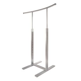 Bauhaus Retail Clothes Rack with Curved Rail - 01