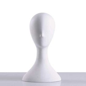 Plastic Head Model Head Wig Head Mannequin Manikin Long Neck Wig Display  Head,100% New