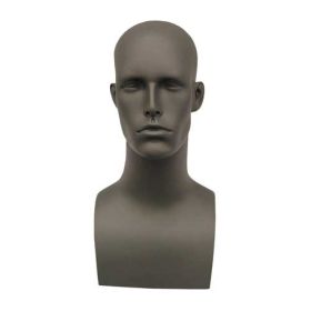 Male Mannequin Head with Shoulders Subastral