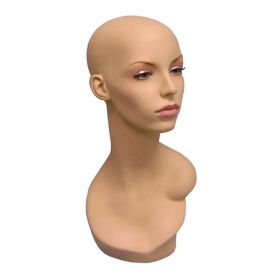 Female Mannequin Head, Realistic Style - Fleshtone