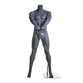 Gym Mannequin with Kettlebell 