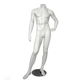 Male Headless Mannequin - Standing, Hand on Hip