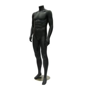Details about   5' 11"  Glossy Black Athletic Body torso Female Abstract Head Mannequin SFW51EHB