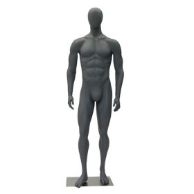 Male Sports Mannequin - Muscular Build - Front View