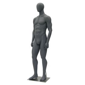 Male Sports Mannequin - Muscular Build - Side View