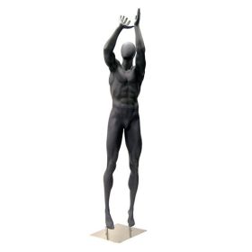 Male Sports Mannequin - Basketball Jump Pose - Front View