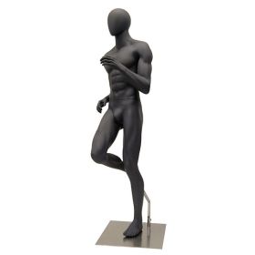 Male Sports Mannequin - Jogging Pose - Left Side View