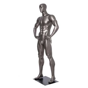 Male Sports Mannequin with hands on hips - Muscular Build - 02