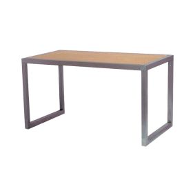 Large Retail Display Table with Maple Laminate Finish