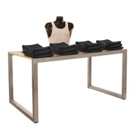 60" Alta Retail Display Table - Shown in use