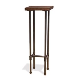 Pedestal Table - 40" Grey Metal Pipe