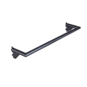 Metal Pipe U Shaped Hangrail - 24" x 5" Black