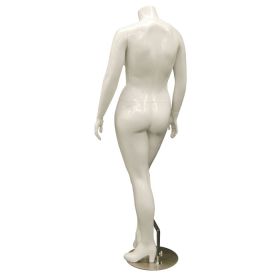 Plus Size Mannequin - PSH23 - Gloss Finish - Rear View