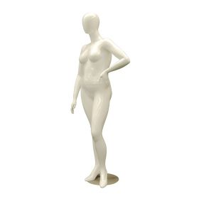 Female Plus Size Mannequin - PSM05 - Gloss Finish