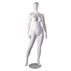 Plus Size Female Mannequin - Right Leg Extended Pose