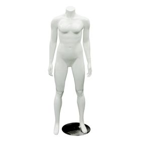 Headless Female Mannequin - Muscular Size 8 - Front