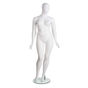 Plus Size Female Mannequin, Egghead Style - PSMH22W - 01