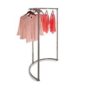 Half Round Clothing Rack (shown in use)