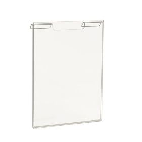 Large Acrylic Sign Holder for Slatwall and Gridwall