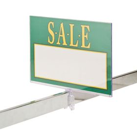 7"H x 11"W Sign Holder with All-Purpose Clamp - 02