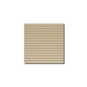 Slatwall Panel 4ft x 4ft - Paint Grade - 1 Half Groove Edge - Full View