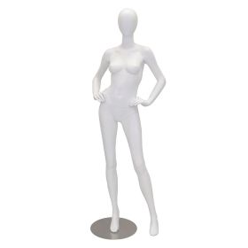 Mannequin Female, Abstract Style - Arms on Hip Pose - Matte Finish